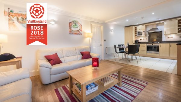 Bath Apartment Breaks living room